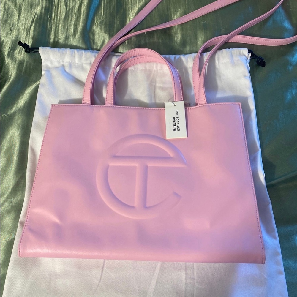 Telfar Medium Shopping Bag Bubblegum Pink